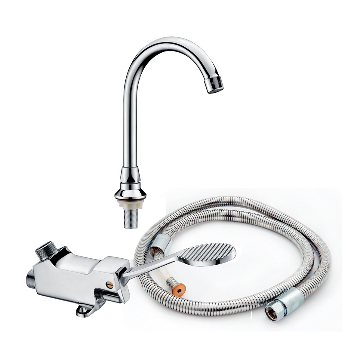 Válvula De Pedal Sencilla A Piso (Set)