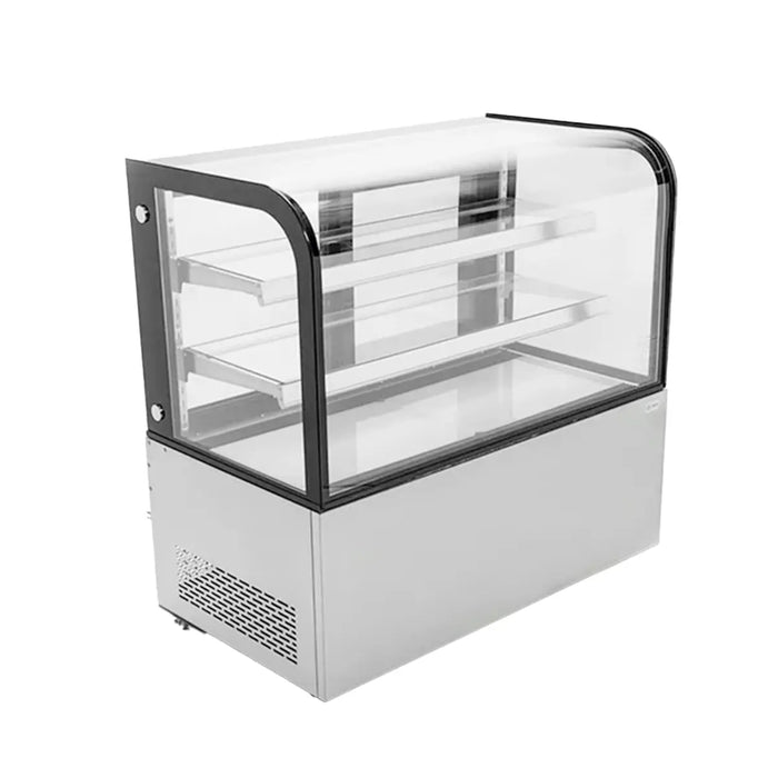 Vitrina Refrigerada De Piso Con Cristal Curvo Capacidad 500 L