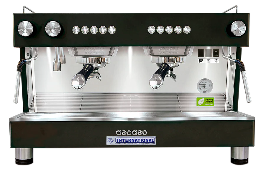 Cafetera Barista T Zero 2 grupos para 240 tazas por hora Color Negro
