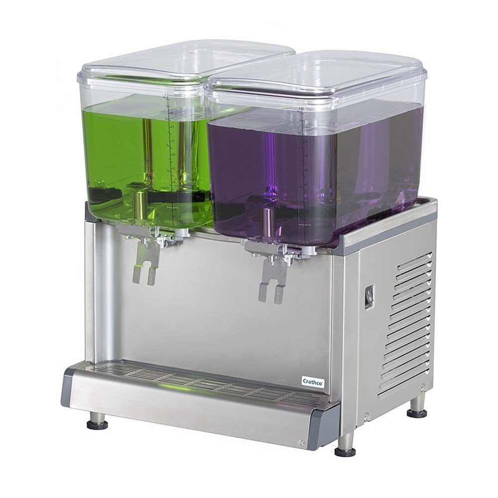 CS2D16 Dispensador De Bebidas Frías 2 Tazones Capacidad De 18 Lt
