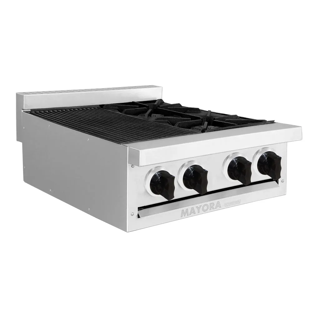 Estufa Modular Asador + 2 Quemadores