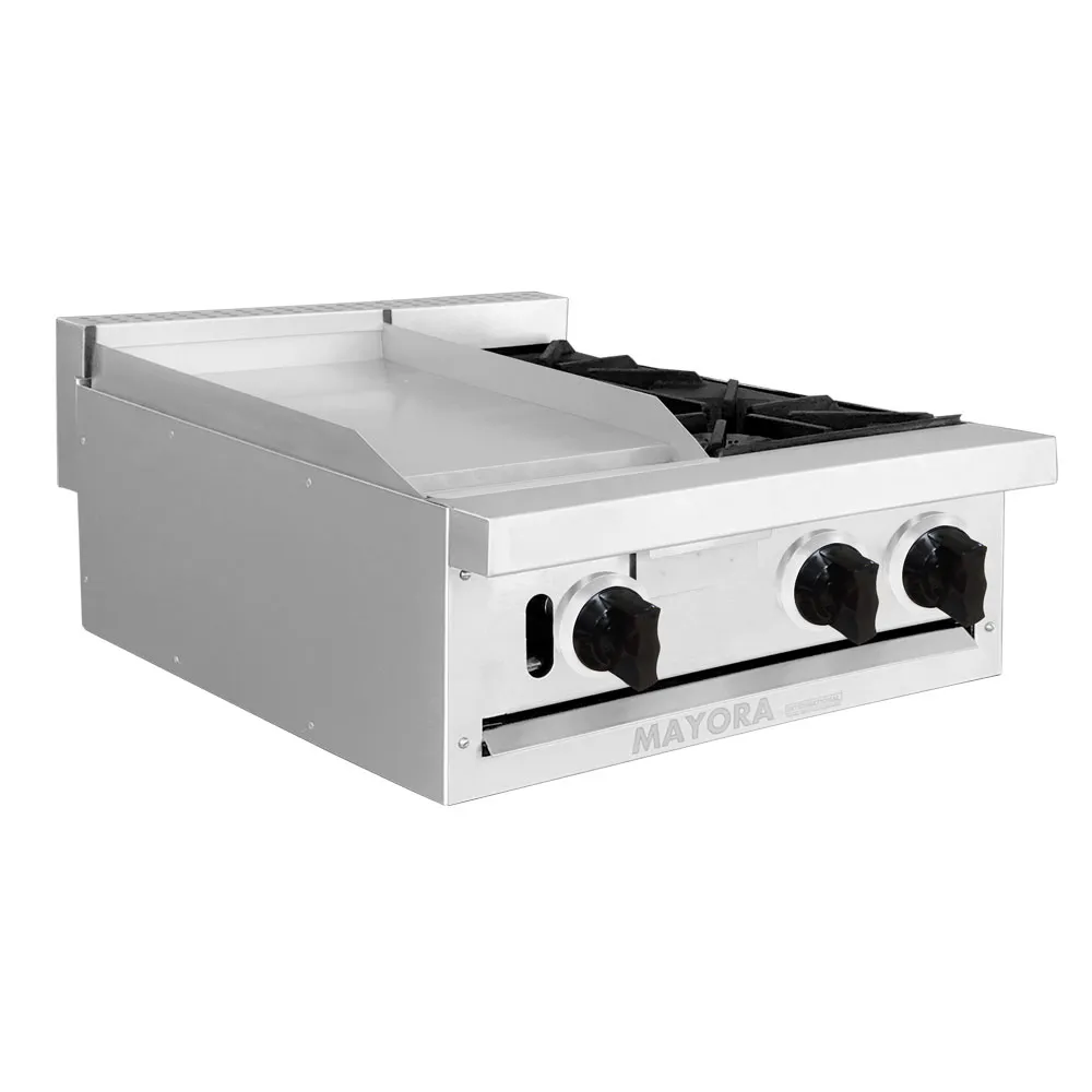 Estufa Modular Plancha + 2 Quemadores