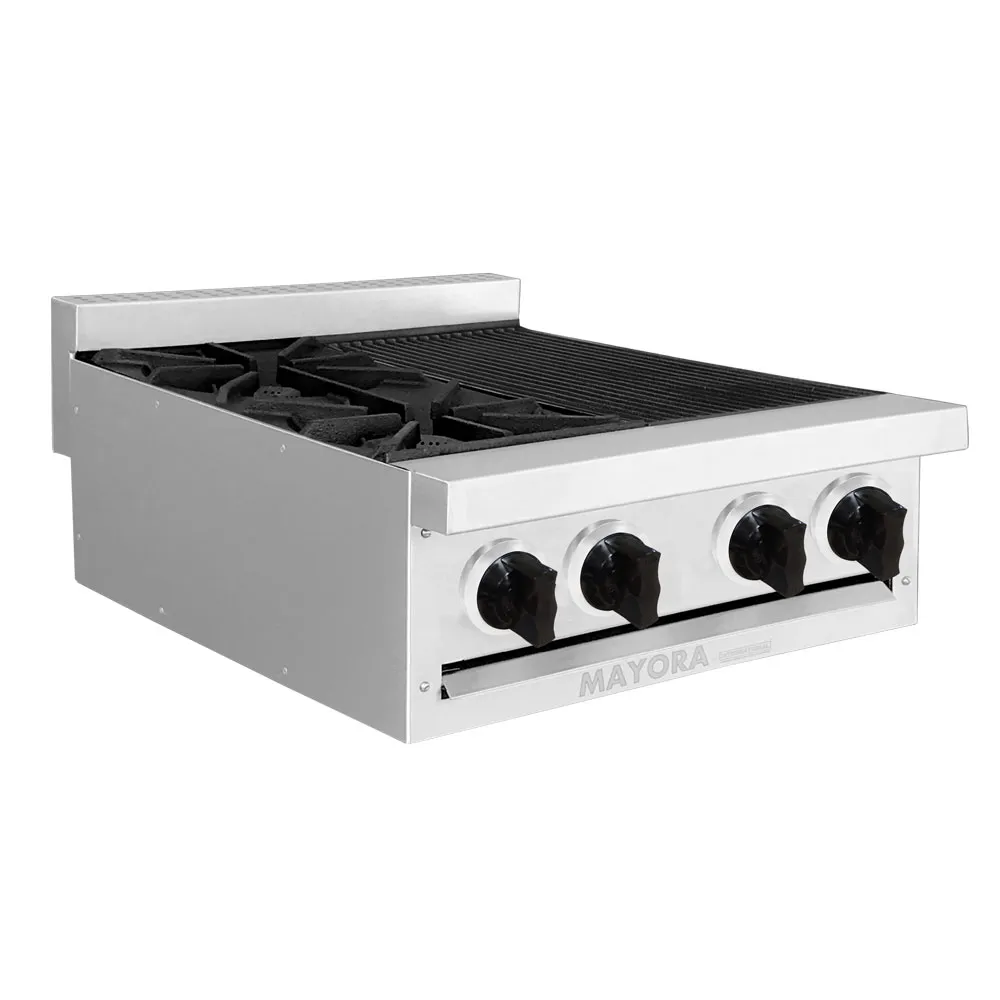 Estufa Modular 2Quemadores + Asador