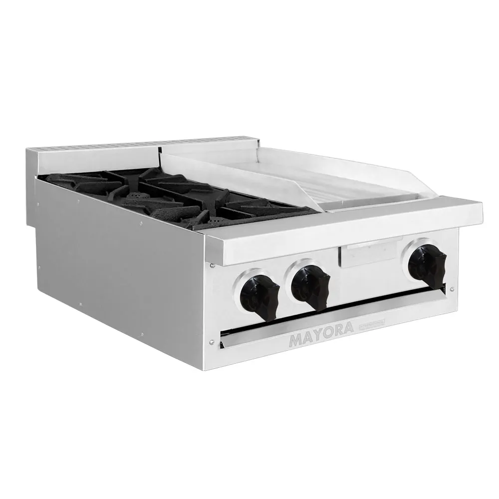 Estufa Modular 2Quemadores + Plancha
