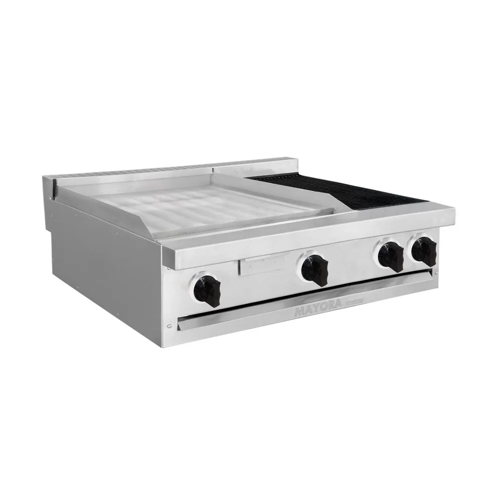 Estufa Modula Triple Plancha + Asador