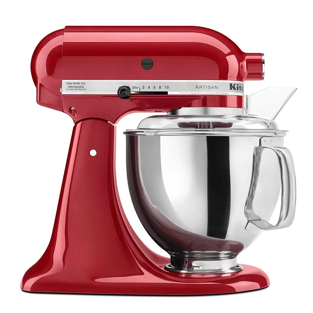 Batidora Artisan 4.7 l color blanco, negro, plata y rojo