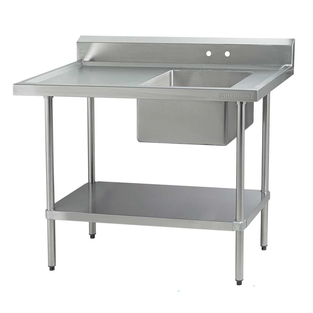 Mesa de Trabajo Con Tarja Derecha 120*70*90 Cm