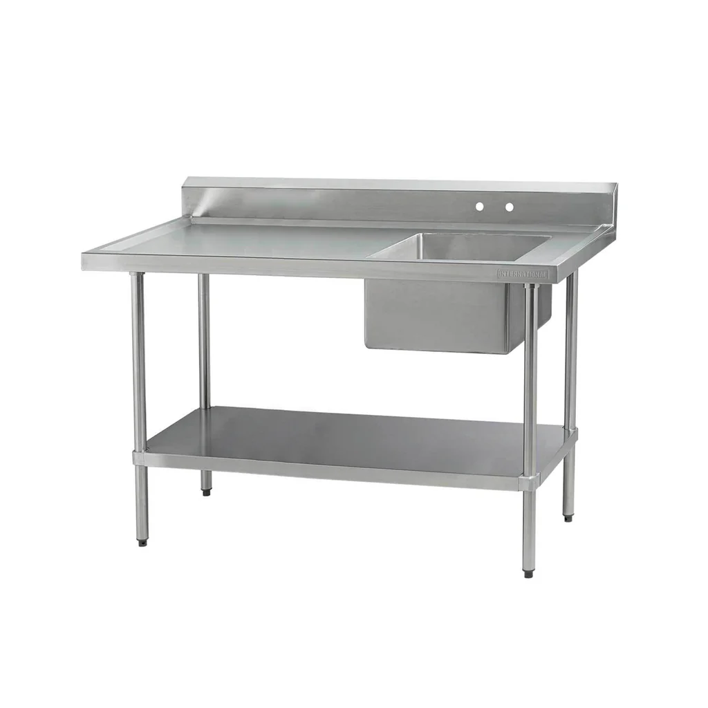Mesa de Trabajo Con Tarja Derecha 180*70*90 Cm
