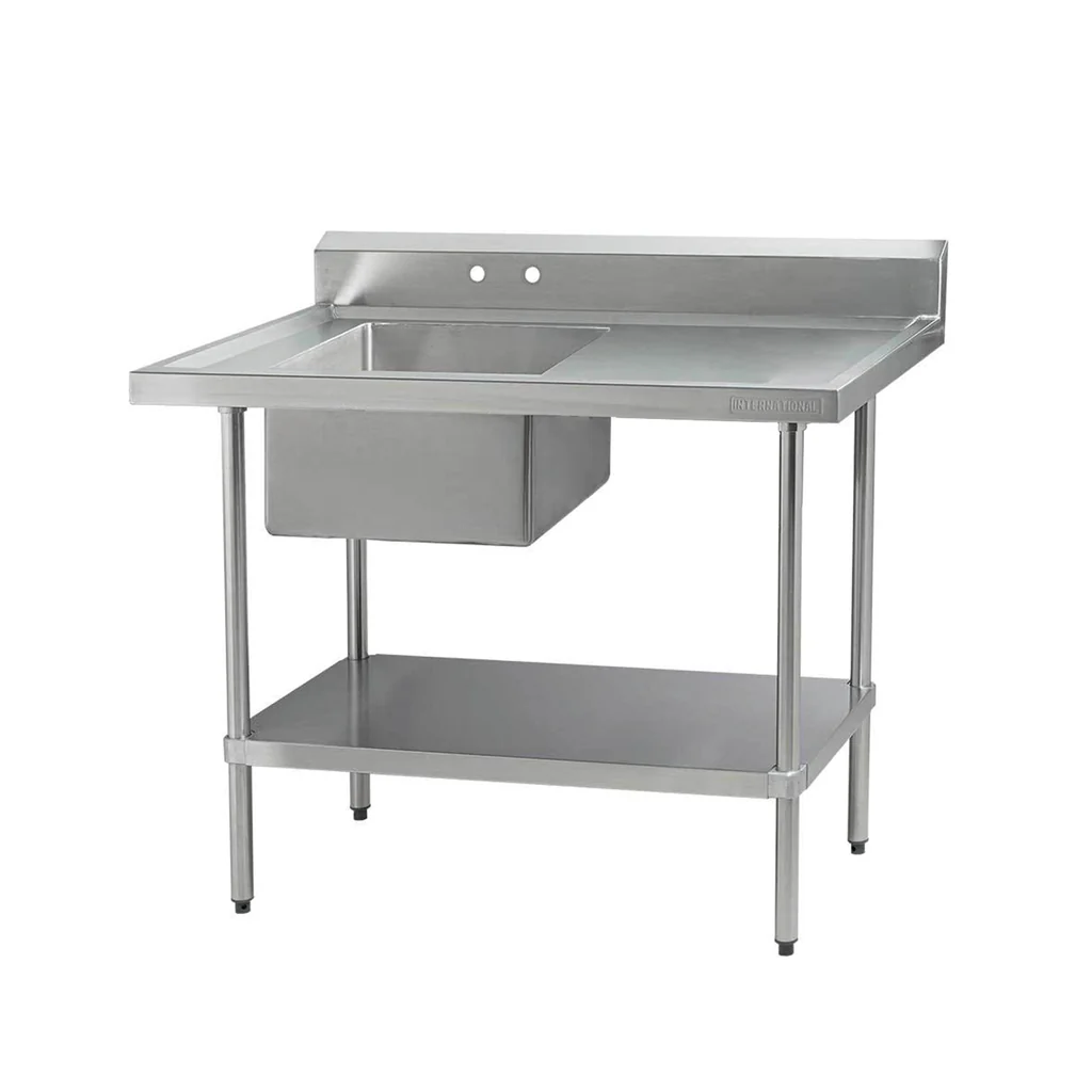 Mesa de Trabajo Con Tarja Izquierda 120*70*90 Cm