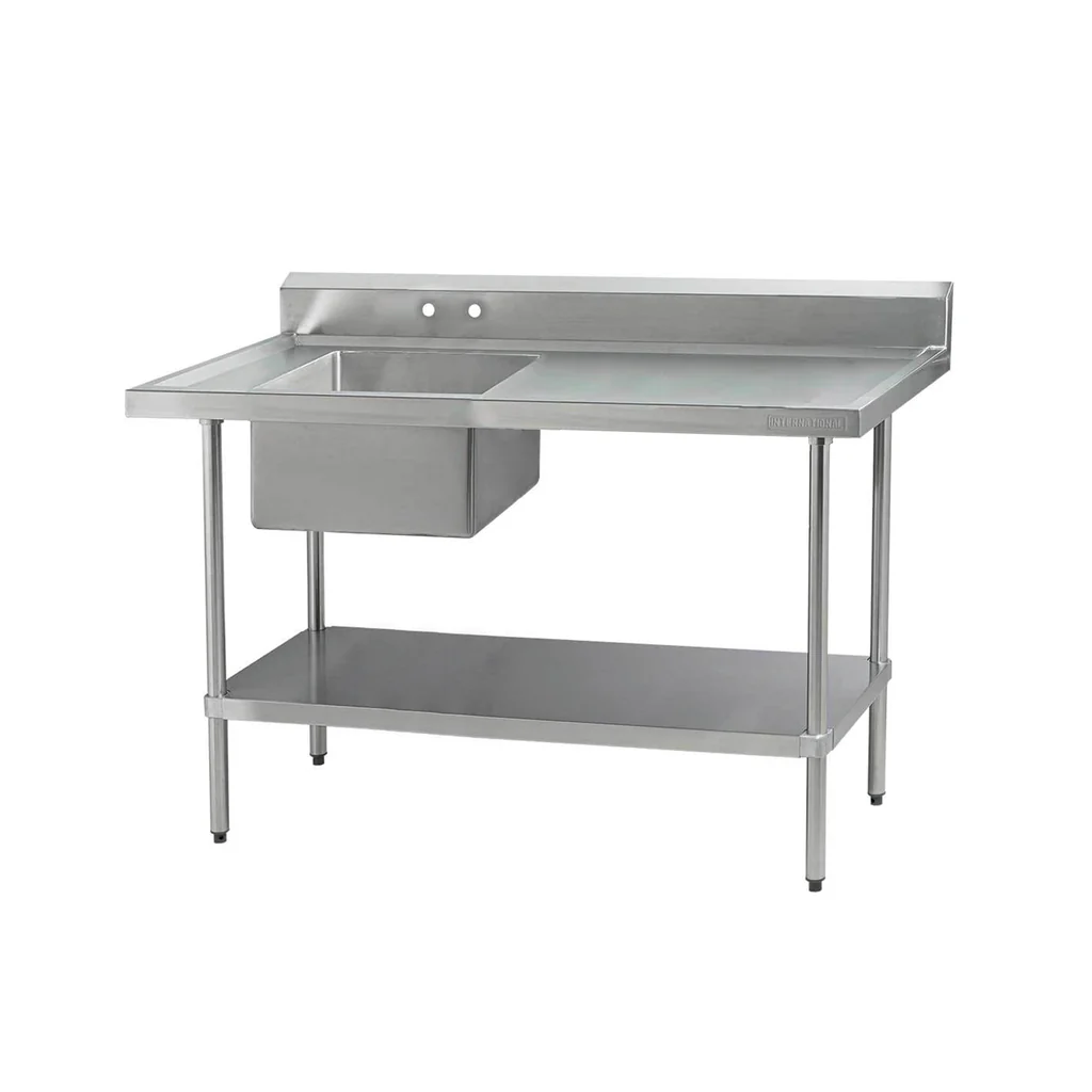 Mesa de Trabajo Con Tarja Izquierda 180*70*90 Cm