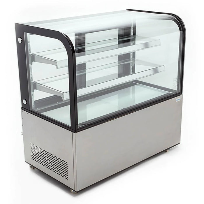Vitrina Refrigerada De Piso Con Cristal Curvo Capacidad 400 L