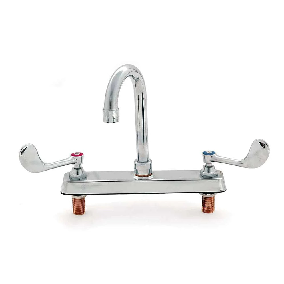 Llave Mezcladora De 8" De Cubierta Con Aletas Largas 1/4 De Vuelta