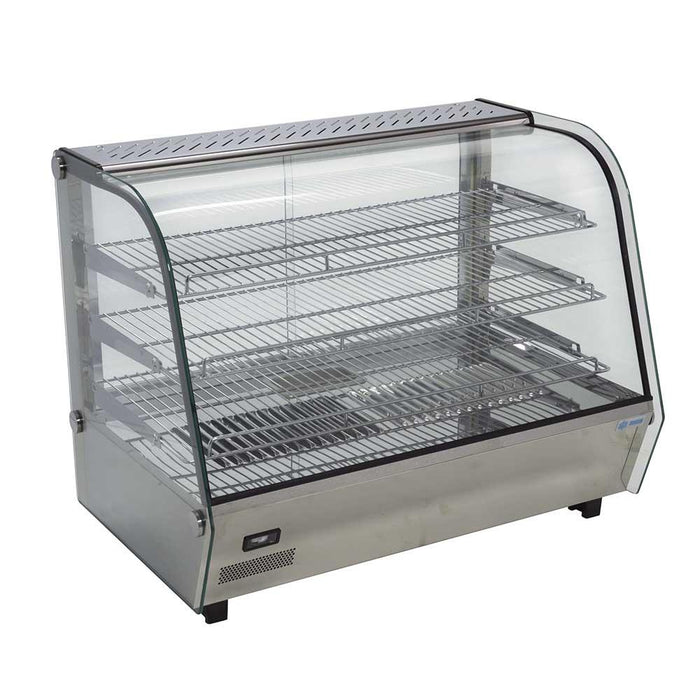 Vitrina Caliente Sobre Mostrador Capacidad De 160L Con 2 Niveles