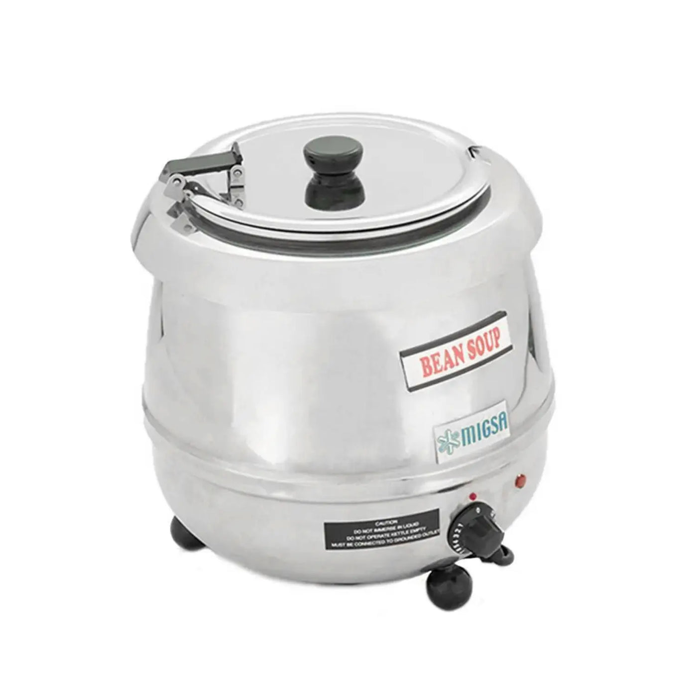 Calentador Eléctrico De Sopas (Olla Bruja) Acero Inoxidable