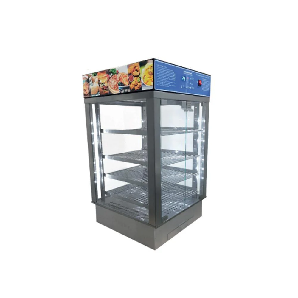 Vitrina Conservadora Con Motor 4 Parrillas Giratorias Temperatura hasta 50° C