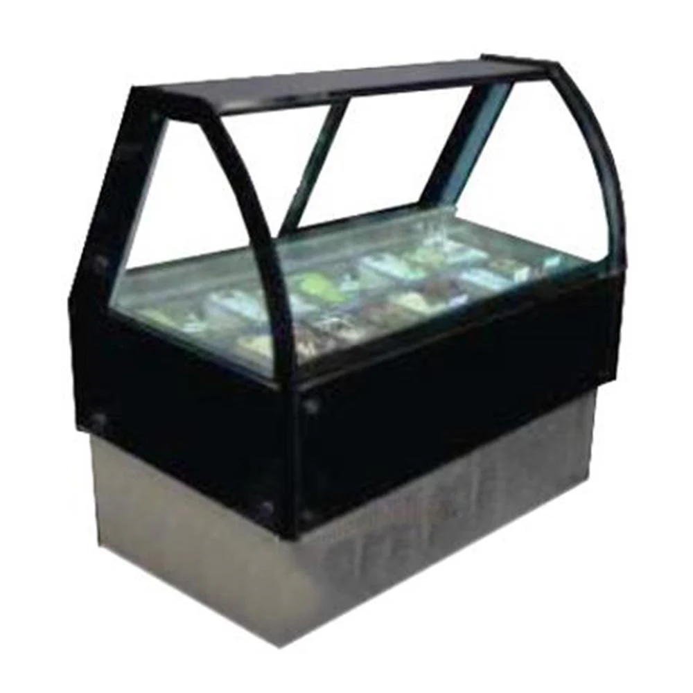 VHM-10 Vitrina Para Helados Tipo Italiano 10 Insertos 220V