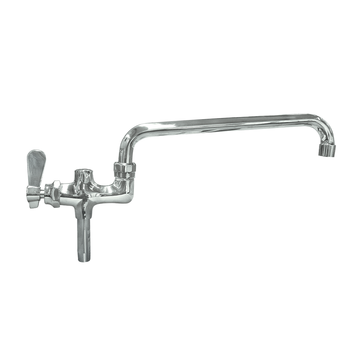 Llave Mezcladora De 12" Cuello De Ganso, Para Mangueras De Prelavado