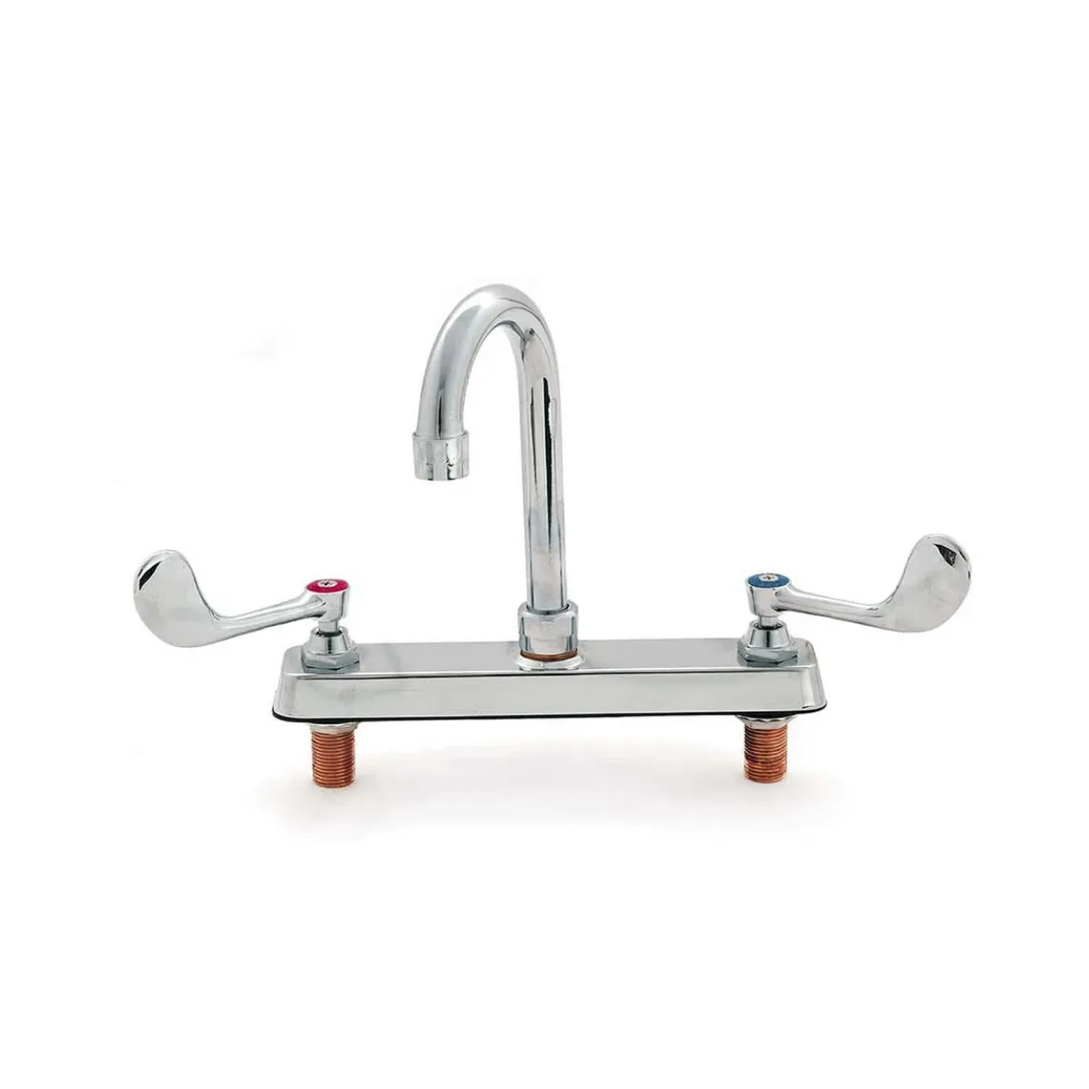 Llave Mezcladora De 8" De Pared Con Aletas Largas 1/4 De Vuelta