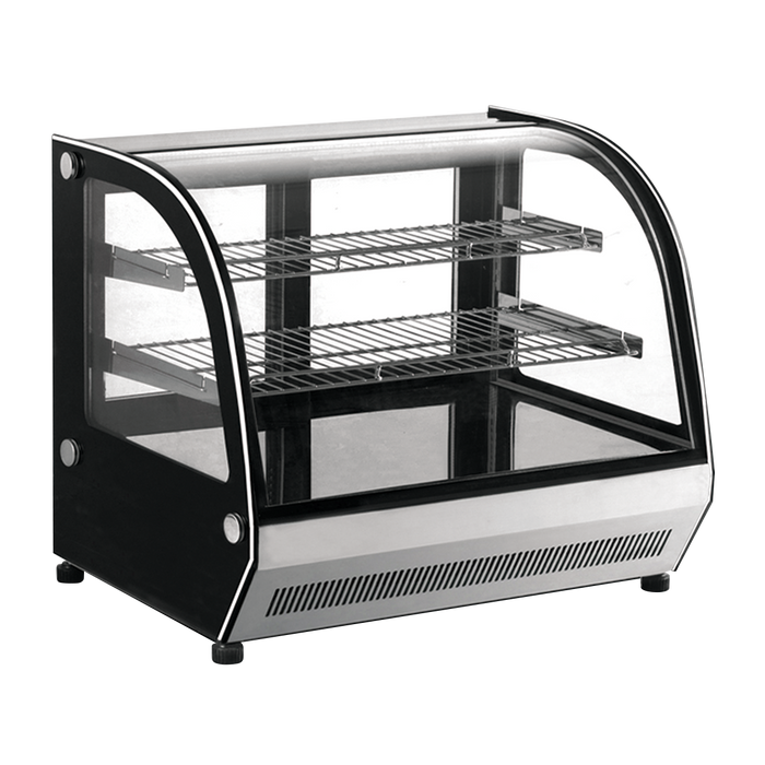 Vitrina Exhibidora Cristal Curvo De 190 L