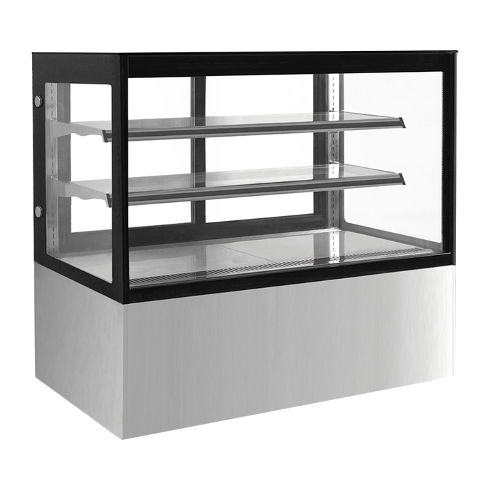 Vitrina Exhibidora De Cristal Recto Capacidad De 580 L