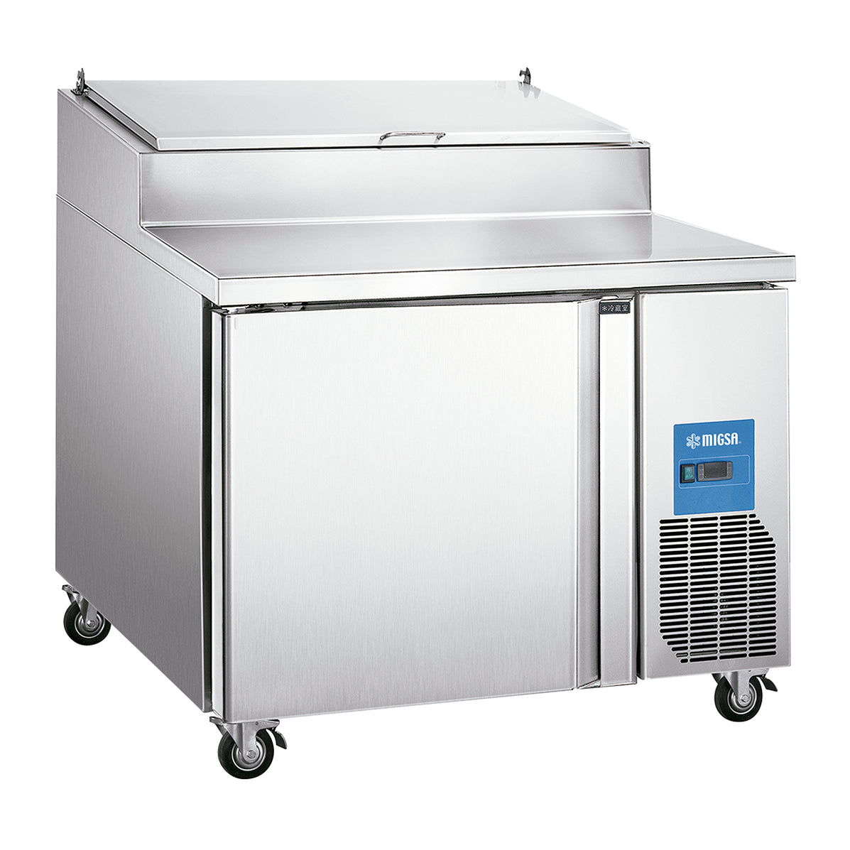 Mesa Para Preparación De Pizzas De 1 Puerta De 310L