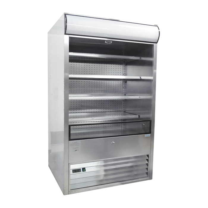 Mural De Autoservicio Refrigerado Con 4 Entrepaños, Iluminacion Led Capacidad 1050L