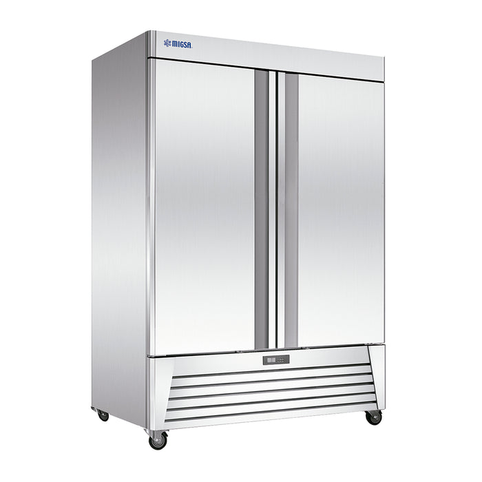 Refrigerador Vertical En Acero Inoxidable De 47 Pies Cúbicos 2 Puertas
